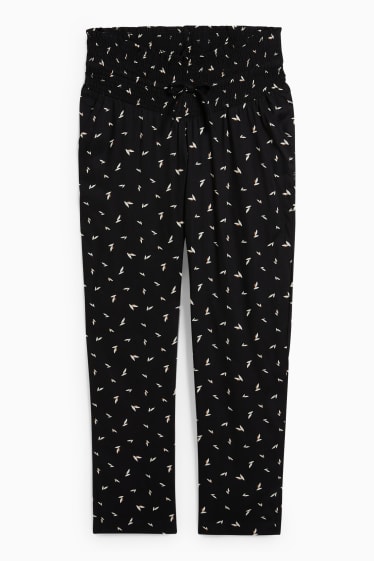 Femmes - Pantalon de grossesse - à motif - noir