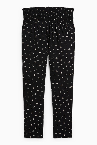 Femmes - Pantalon de grossesse - à motif - noir