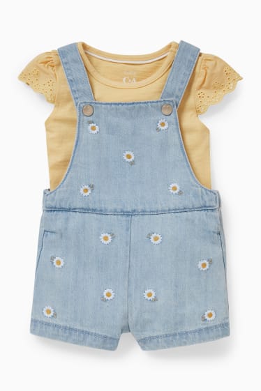 Babys - Babyoutfit - 2-delig - geel