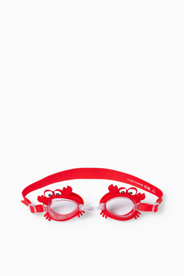 Kinder - Schwimmbrille - rot