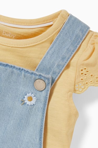 Babys - Babyoutfit - 2-delig - geel