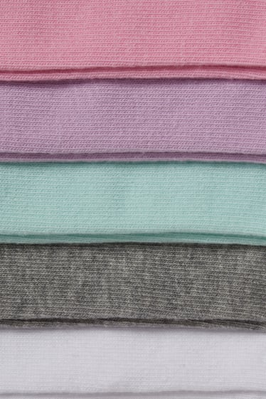 Kinder Mädchen - Multipack 5er - Sneakersocken - mintgrün