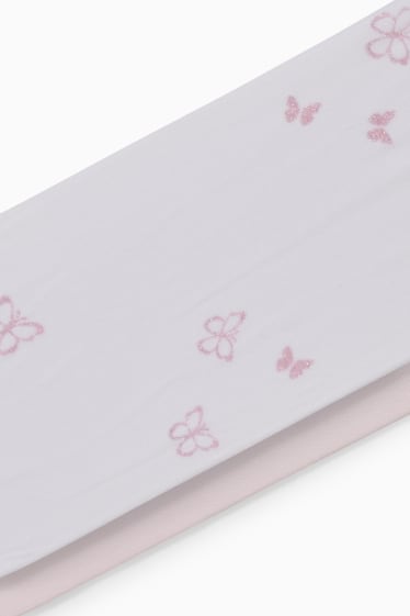 Niños: niñas - Pack de 2 - medias - 40 DEN - rosa