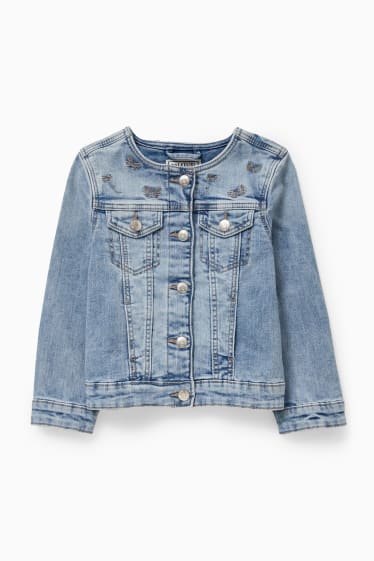 Kinder Mädchen - Jeansjacke - jeansblau