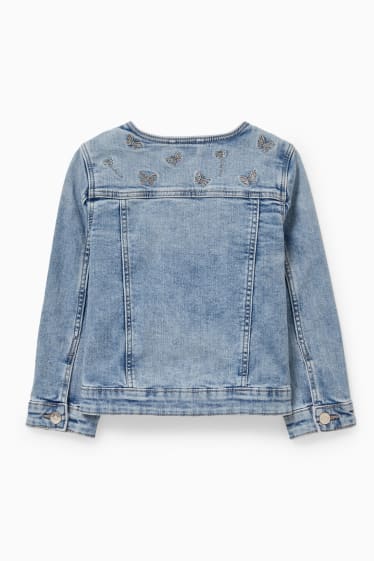 Kinder Mädchen - Jeansjacke - jeansblau