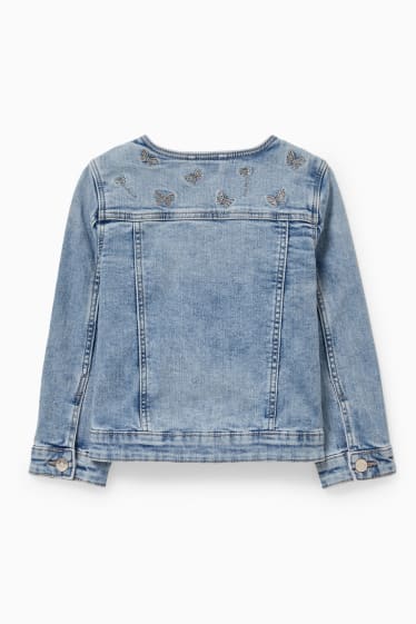 Kinder - Jeansjacke - jeansblau