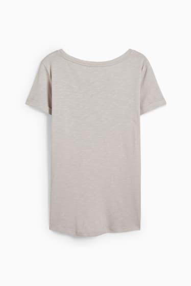 Femmes - T-shirt basique - gris clair