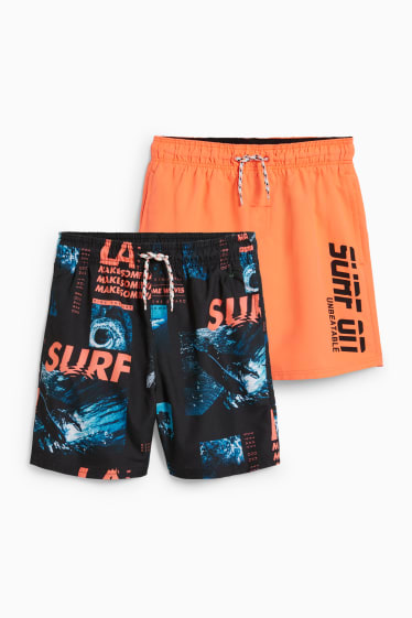 Children - Multipack of 2 - swim shorts - orange