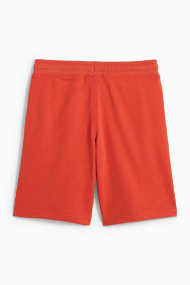 Children Boys - Sweat shorts - dark orange