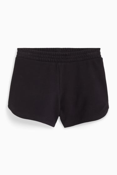 Nen/a - Pantalons curts de xandall - negre