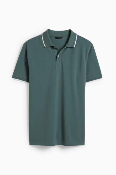 Heren - Poloshirt - groen