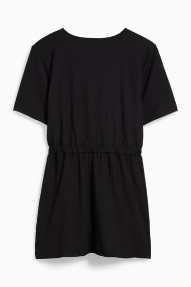 Damen - Still-Bluse - schwarz