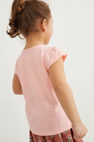 Kinder - Kurzarmshirt - rosa