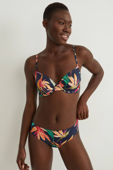 Women - Underwire bikini top - padded - LYCRA® XTRA LIFE™ - multicoloured