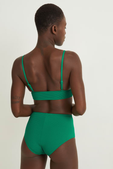 Femmes - Bas de bikini - high waist - LYCRA® XTRA LIFE™ - vert