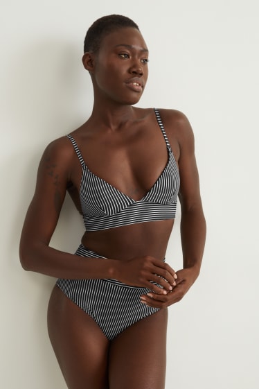 Dona - Sostenidors de biquini - triangulars - enconxats - LYCRA® XTRA LIFE™ - negre/blanc