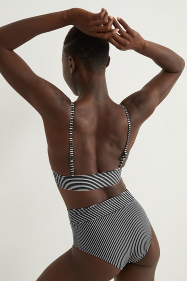 Dona - Sostenidors de biquini - triangulars - enconxats - LYCRA® XTRA LIFE™ - negre/blanc