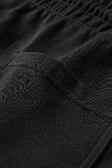Pánské - Teplákové šortky - černá