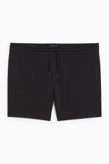 Uomo - Shorts di felpa - nero