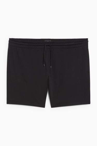 Heren - Sweatshort - zwart