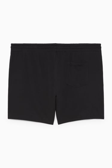 Heren - Sweatshort - zwart