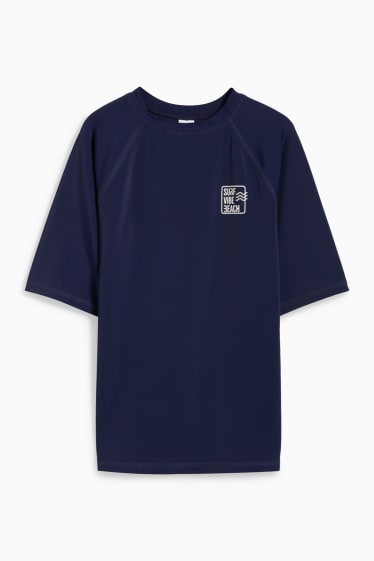 Bambine - Maglia da mare anti-UV - blu scuro