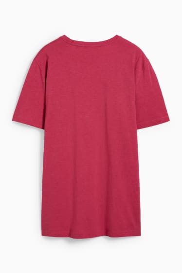 Uomo - T-shirt - rosa scuro