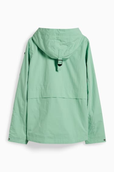 Dona - Jaqueta amb caputxa - verd menta