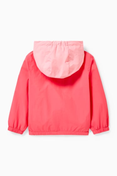 Children Girls - Jacket with hood - pink