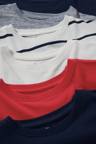Enfants garçons - Lot de 6 - T-shirts - blanc
