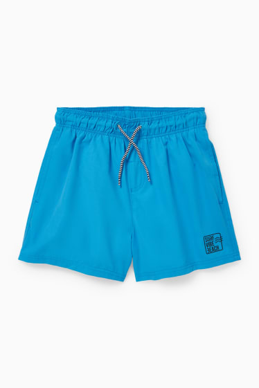 Kinder Buben - Badeshorts - blau