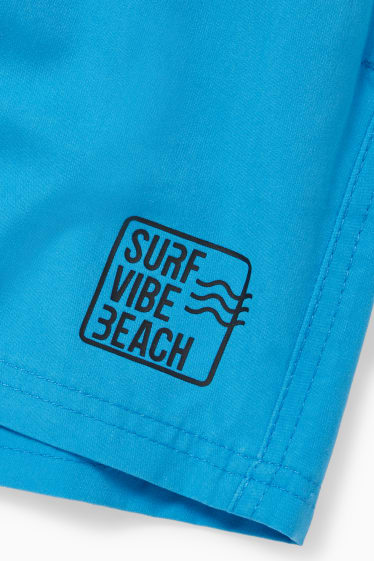 Kinder Buben - Badeshorts - blau