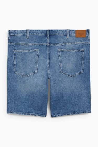 Bărbați - Pantaloni scurți de blugi - LYCRA® - denim-albastru deschis