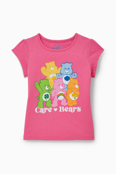 Children Girls - Care Bears - short sleeve T-shirt - pink