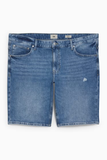 Men - Denim shorts - LYCRA® - denim-light blue