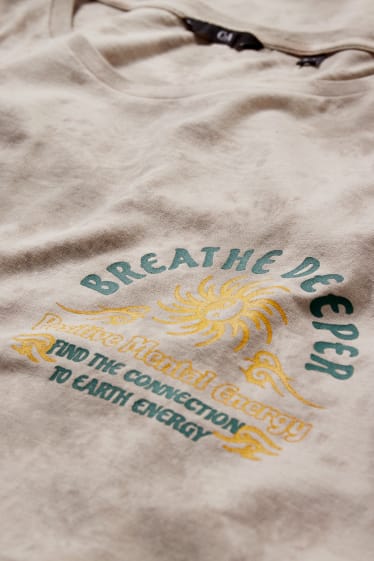 Uomo - T-shirt - beige