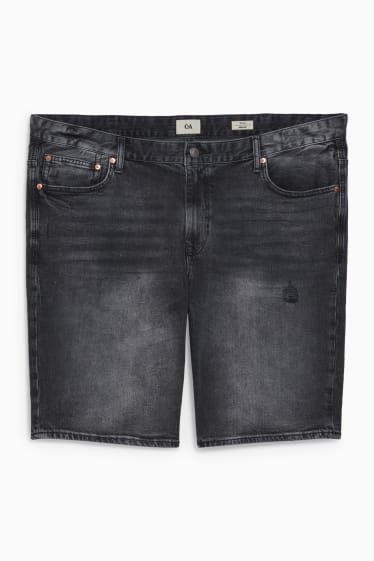 Herren - Jeans-Shorts - LYCRA® - jeansgrau