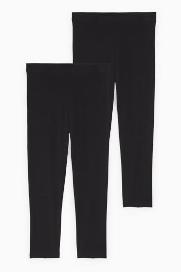 Women - Multipack of 2 - capri leggings - black