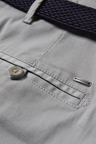 Uomo - Shorts con cintura - beige chiaro