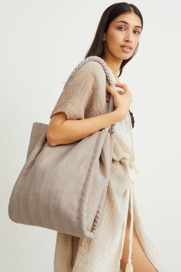 Damen - Tasche - beige