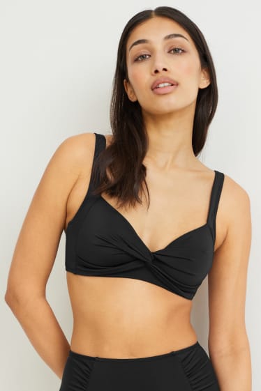 Femei - Top bikini - vătuit - fără armătură - LYCRA® XTRA LIFE™ - negru