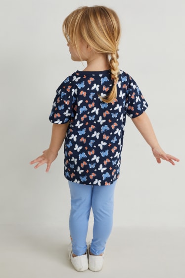 Bambini - Confezione da 2 - t-shirt - blu scuro