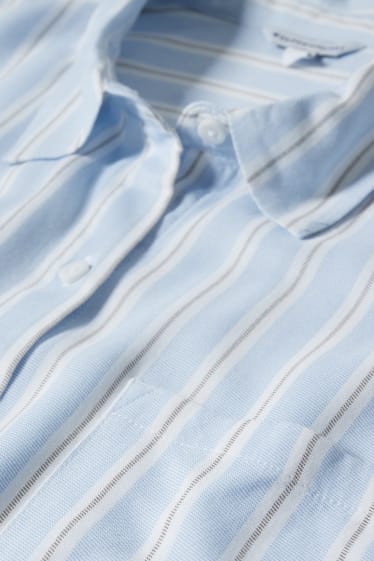 Damen - CLOCKHOUSE - Bluse - gestreift - hellblau
