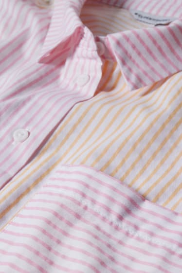 Women - CLOCKHOUSE - blouse - striped - rose