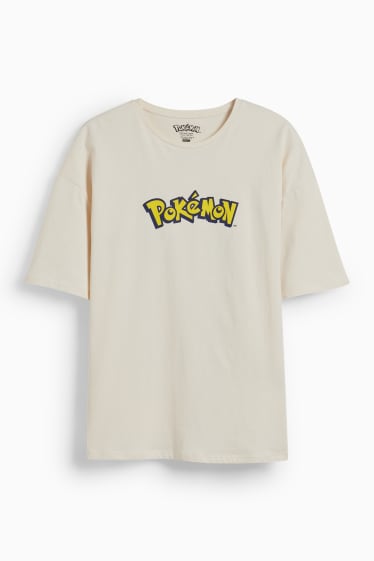 Heren - T-shirt - Pokémon - beige