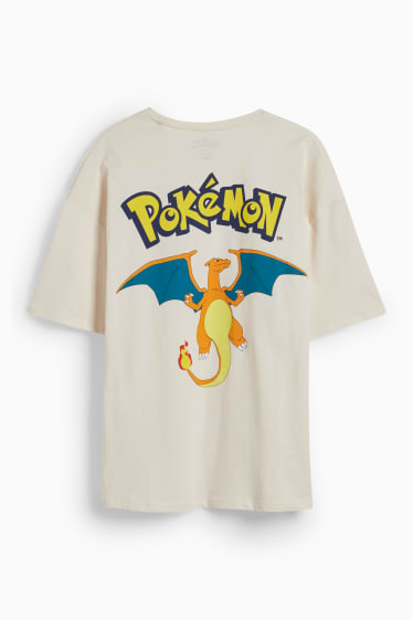 Heren - T-shirt - Pokémon - beige