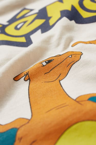 Heren - T-shirt - Pokémon - beige