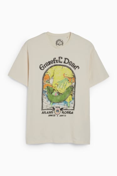 Hommes - T-shirt - Grateful Dead - beige