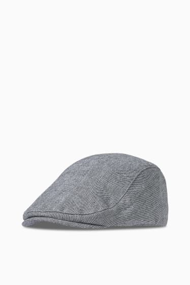 Men - Flat cap - gray-melange