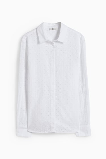 Women - Blouse - white